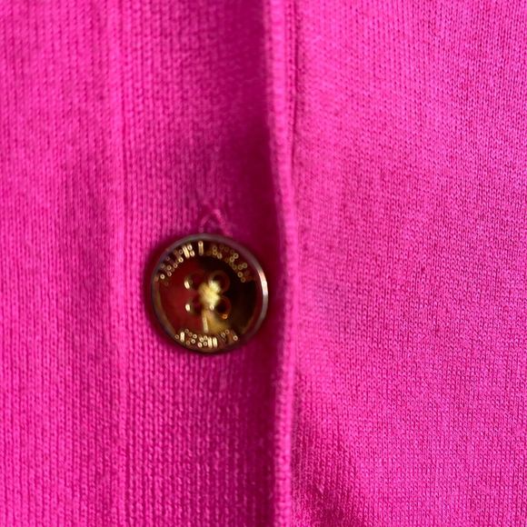 Lauren Ralph Lauren Cardigan Sweater Womens Size Small Pink Button Front Pockets - Picture 4 of 7
